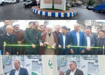در هفته کرامت، میدان نماز نکا بهره برداری شد