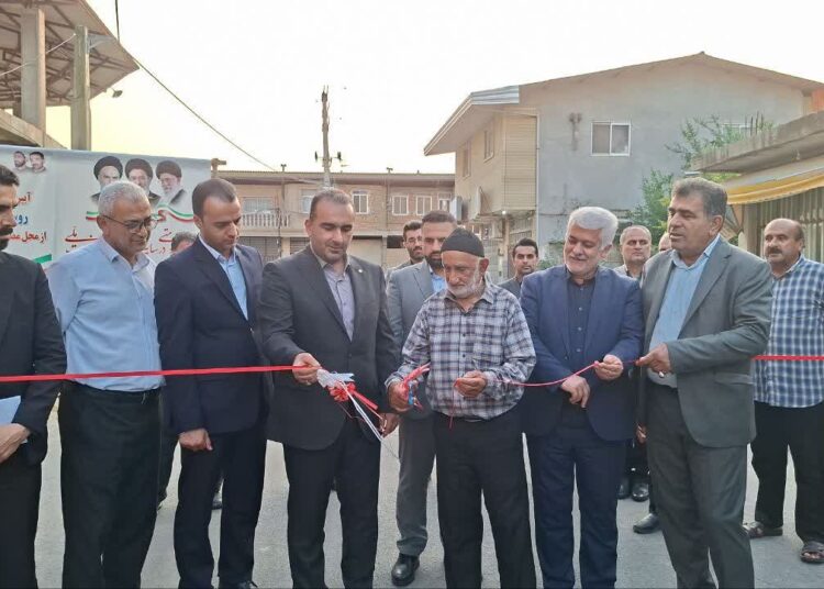 بهرهبرداری از طرح هادی ۱۱ روستا در میاندورود با اعتبار ۴۲۰ میلیارد ریالی