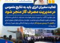فعالیت سفیران انرژی باید به نتایج ملموس در مدیریت مصرف گاز منجر شود